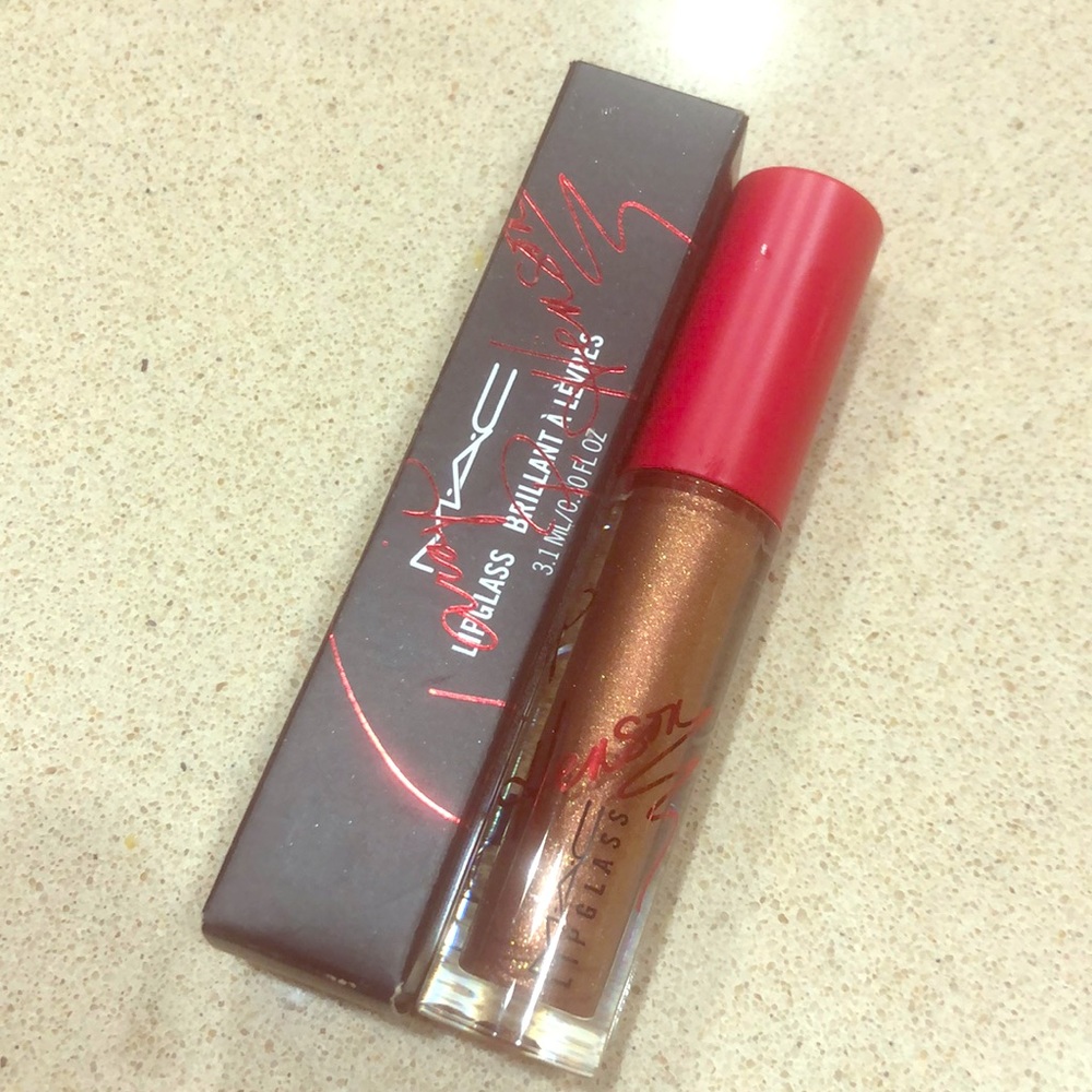 Mac Tiraji Limited edition Lipglass. Brand new